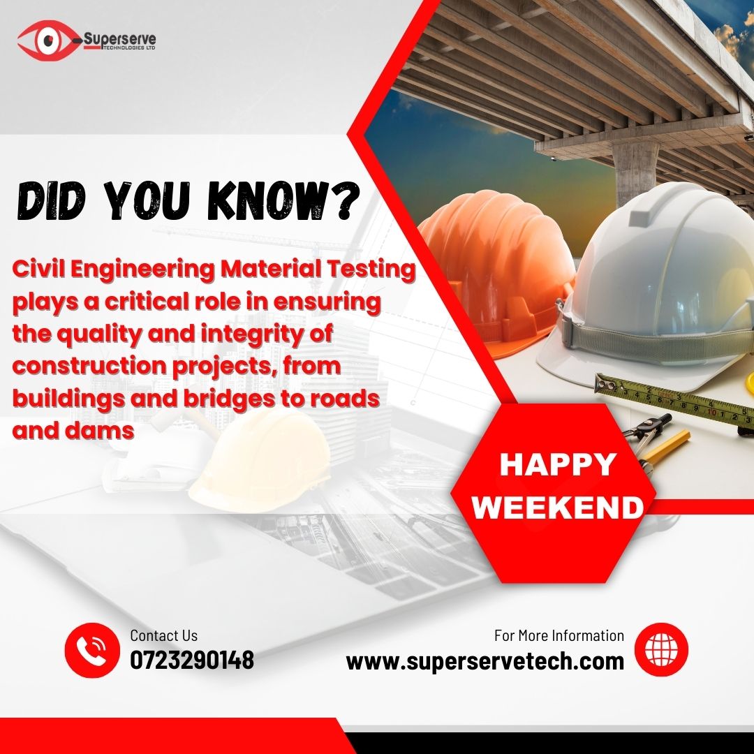 SuperserveT's tweet image. Trust Superserve Technologies for Expert Civil Engineering Services! Quality, Reliability, and Innovation at Every Step.

#SuperserveTech #CivilEngineering #QualityConstruction