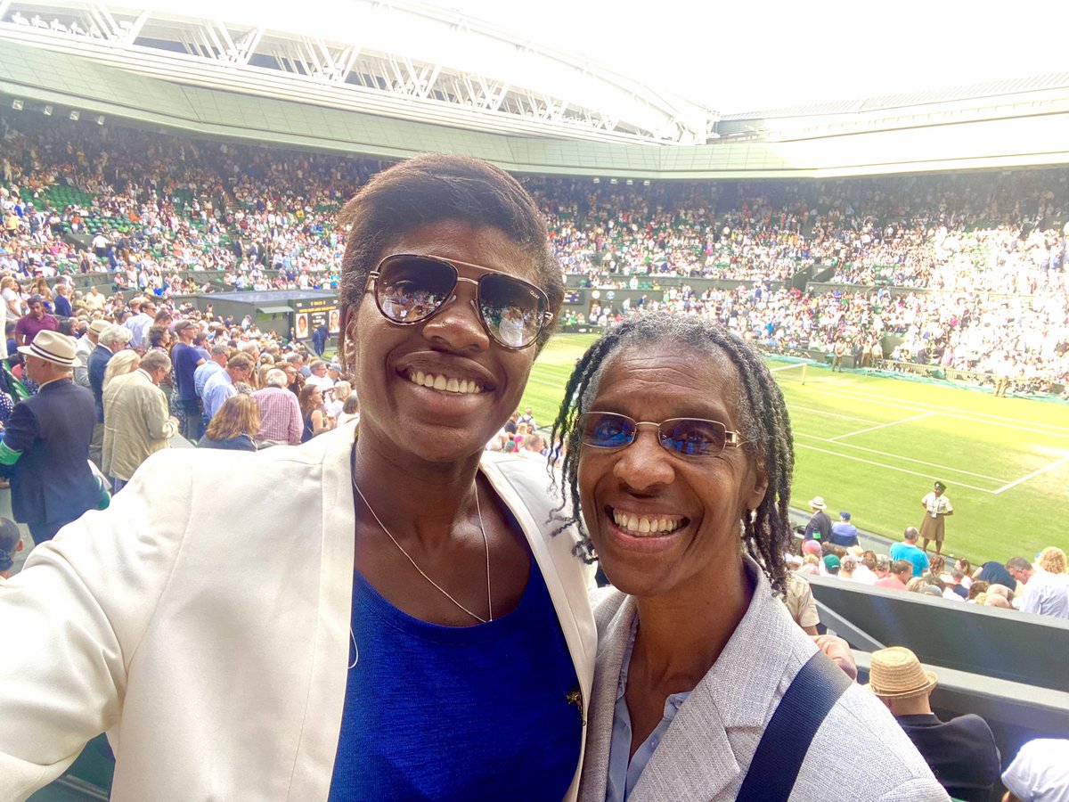 Yesterday <a href="/Wimbledon/">Wimbledon</a> - favourite day out of the year and even managed some sunshine!

Breathtaking tennis in both women’s semis 🎾🎾🎾

<a href="/MelroseStewart1/">Dr Melrose Stewart MBE</a>