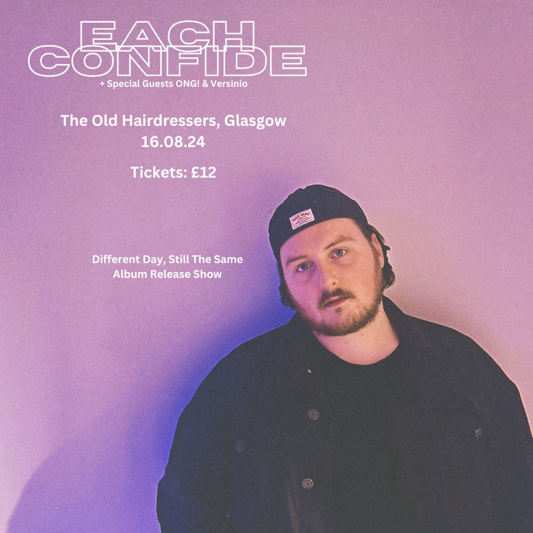 Happy Friday folks! 🥳 Don’t forget to buy your tickets for our album launch show on the 16th of August! We’ve worked super hard on this album over the last few years and we can’t wait to share it with you! 

Support comes from ONG! &amp; Versinio

Tickets in bio 🎟️!
