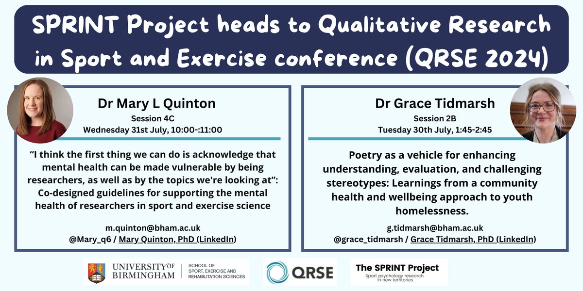 We are very excited to be presenting at <a href="/QRSE2024/">QRSE 2024</a> in a few weeks time! To find out more about our presentations, read our recent blog post sprintproject.org/post/conferenc…