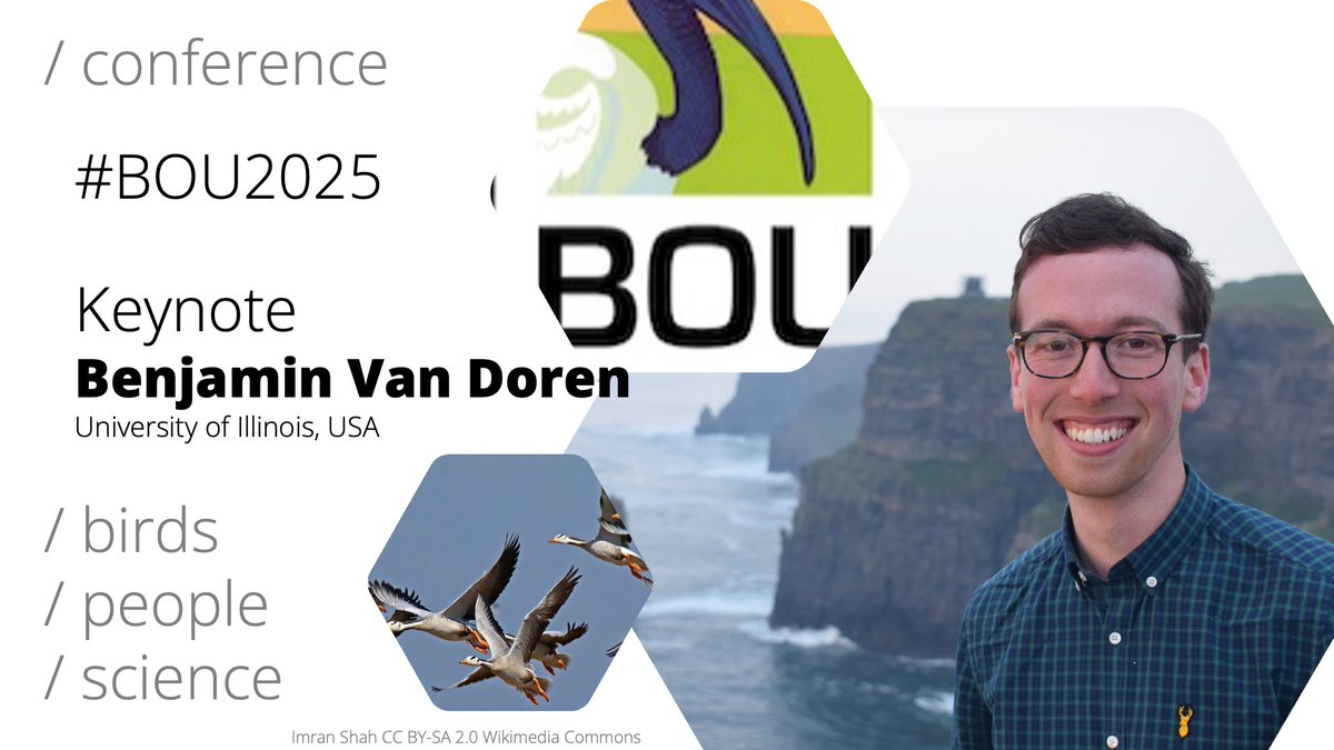 BOU ๐ฉ๐ปโ๐ซ๐จ๐ฟโ๐ซ๐ง๐ฝ๐ณ๐ฝโโ๏ธ ๐ (@ibis_journal) on Twitter photo ๐ข #BOU2025 KEYNOTE SPEAKER
Benjamin Van Doren <a href="/bvdbirds/">Benjamin Van Doren</a>
University of Illinois, USA
Bird migration in a changing world
bou.org.uk/event/frontierโฆ
#ornithology ๐ข #BOU2025 KEYNOTE SPEAKER
Benjamin Van Doren <a href="/bvdbirds/">Benjamin Van Doren</a>
University of Illinois, USA
Bird migration in a changing world
bou.org.uk/event/frontierโฆ
#ornithology