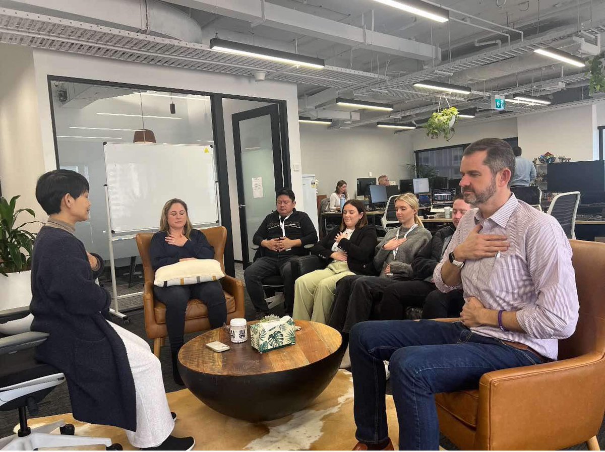 Sydney Mindfulness Session this week #Mindfulness #corporatehealth #sydney