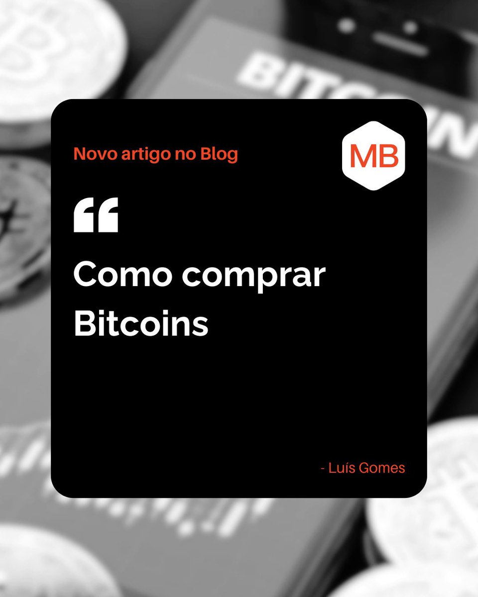 Mercado Bitcoin Portugal on X