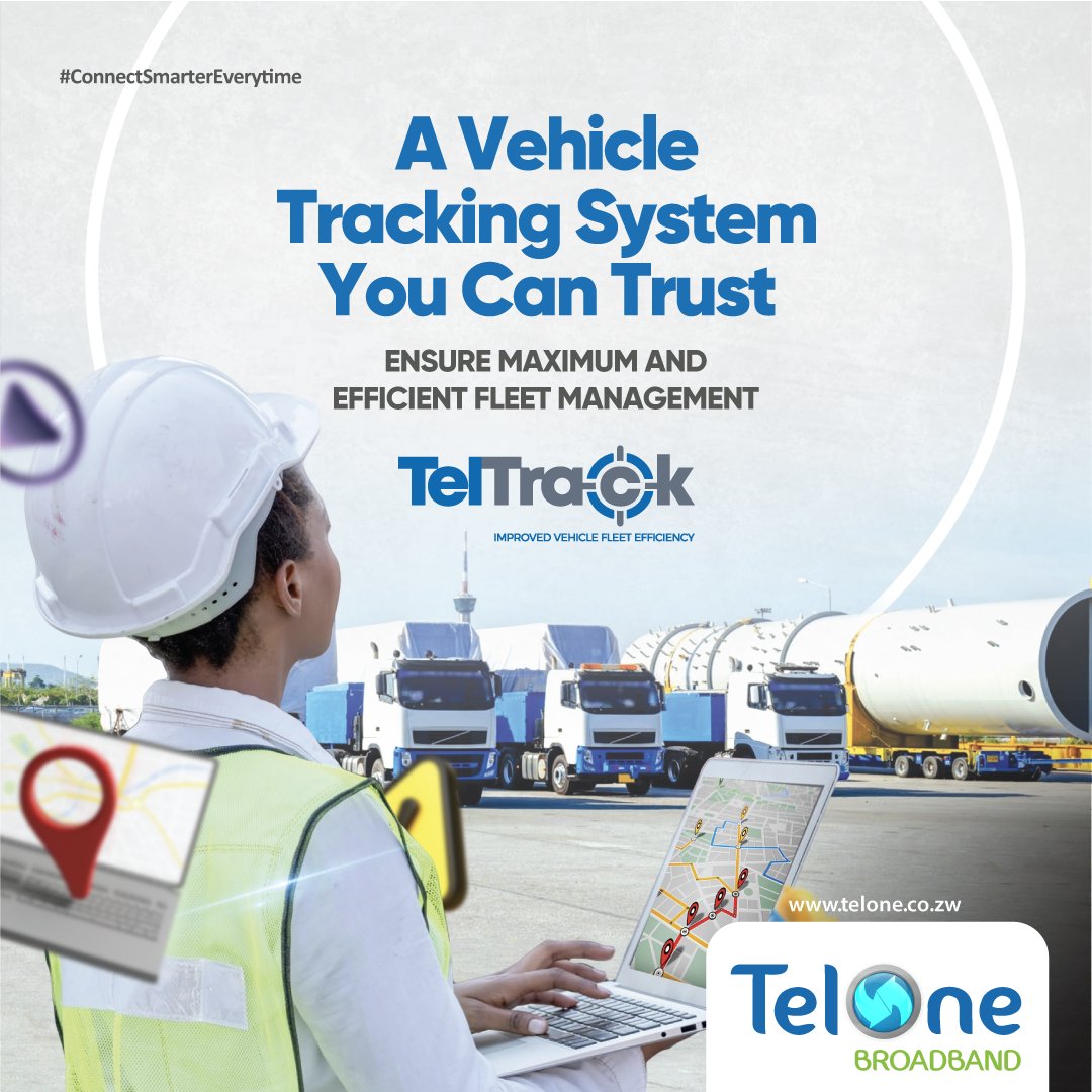 TelOneZW's tweet photo. A vehicle tracking system you can trust
Contact us today to learn more at 950, (0242) 270 0950
#TelTrack https://t.co/cGFQY8S7aW