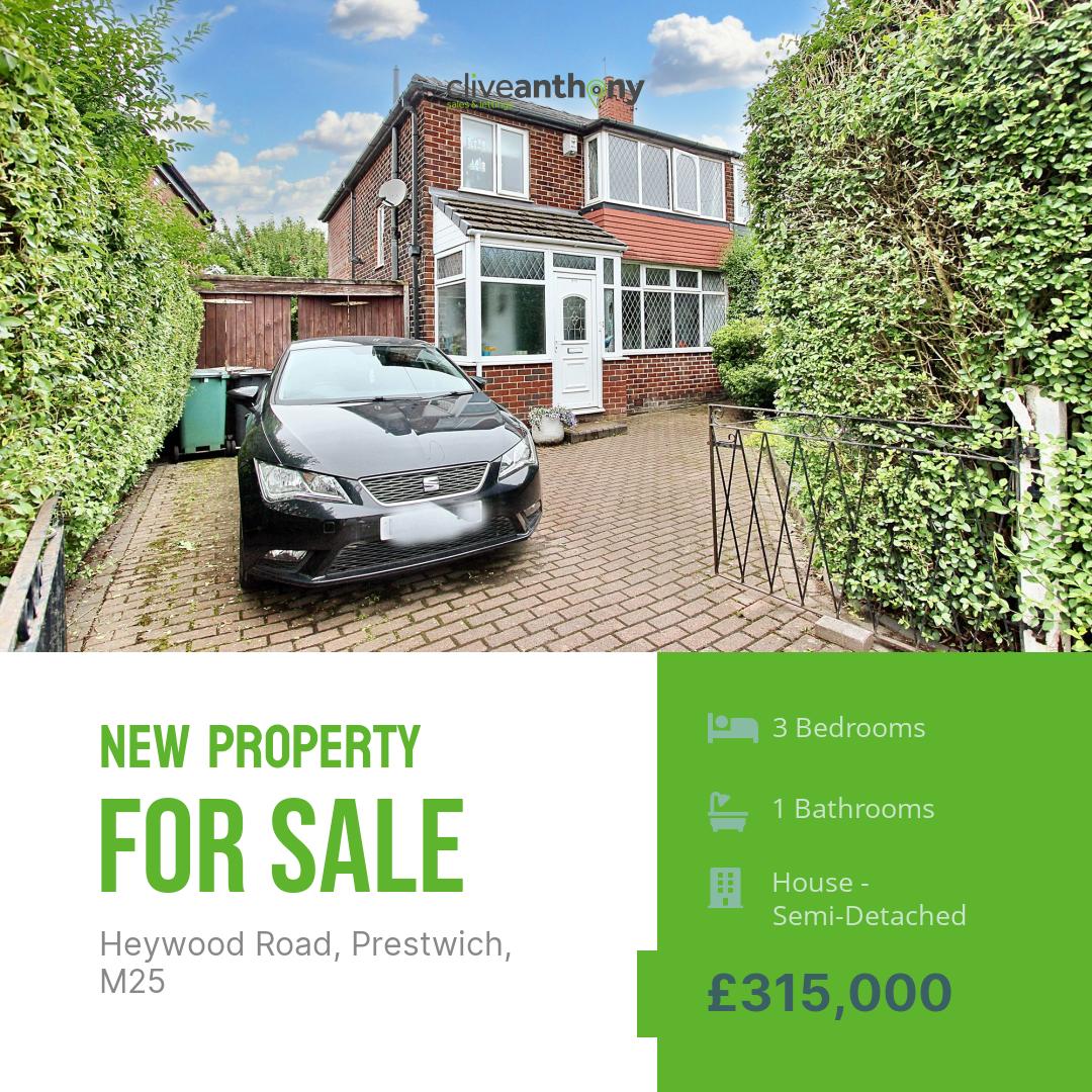 🏠🏠🏠🏠Featured Home🏠🏠🏠🏠

For Sale 3 Bed House - Semi-Detached In Excess of £315,000

For more information please visit our website or contact us via:
📞 | 0161 796 1000 
✉ | info@cliveanthony.co.uk
🌎 | cliveanthony.co.uk

Wondering ho...
