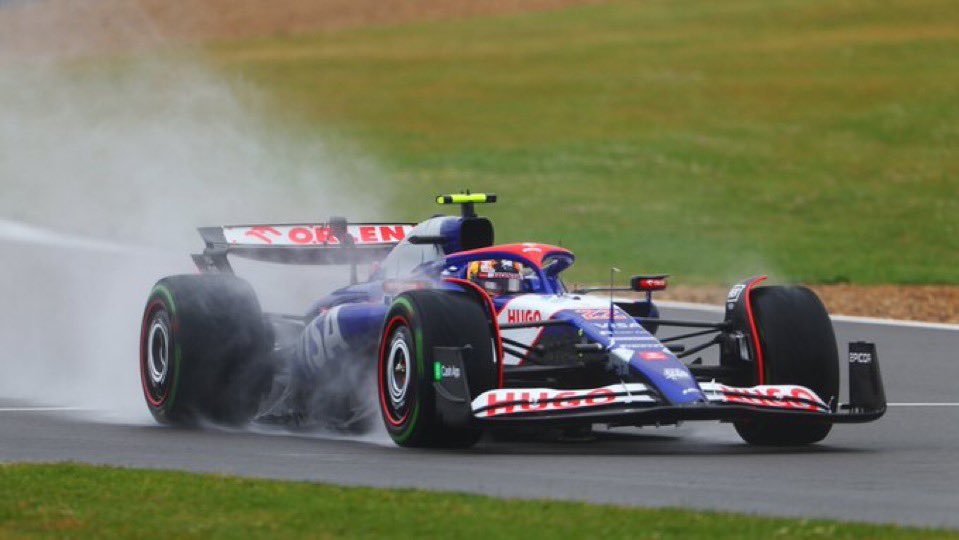 Mattia_Spini_'s tweet photo. Yuki displayed amazing driving skills in the challenging mixed conditions of the British GP. 

Our guy has some serious talent! https://t.co/XNE4cyYQsW