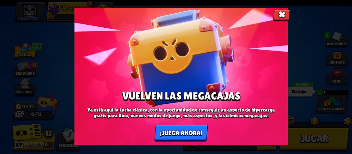 Vaya ilusión 🥹, me vais diciendo que os toca 

#BrawlStars