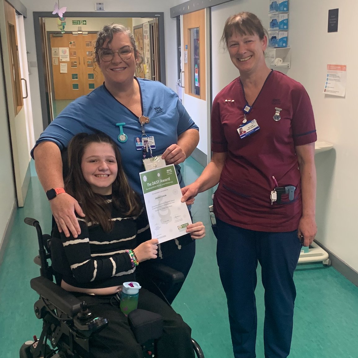 NHS Grampian (@nhsgrampian) on Twitter photo Congrats, Ebonny Dixon from <a href="/NHSG_RACH/">NHSG_RACH ๐</a>, on her #DAISYAward nomination! Belle Beau nominated Ebonny for distracting her during cannulation by singing and dancing to Beyoncรฉ and Taylor Swift, all while explaining everything and providing her with much-needed reassurance! ๐๐ฉโ๐ค๐ Congrats, Ebonny Dixon from <a href="/NHSG_RACH/">NHSG_RACH ๐</a>, on her #DAISYAward nomination! Belle Beau nominated Ebonny for distracting her during cannulation by singing and dancing to Beyoncรฉ and Taylor Swift, all while explaining everything and providing her with much-needed reassurance! ๐๐ฉโ๐ค๐