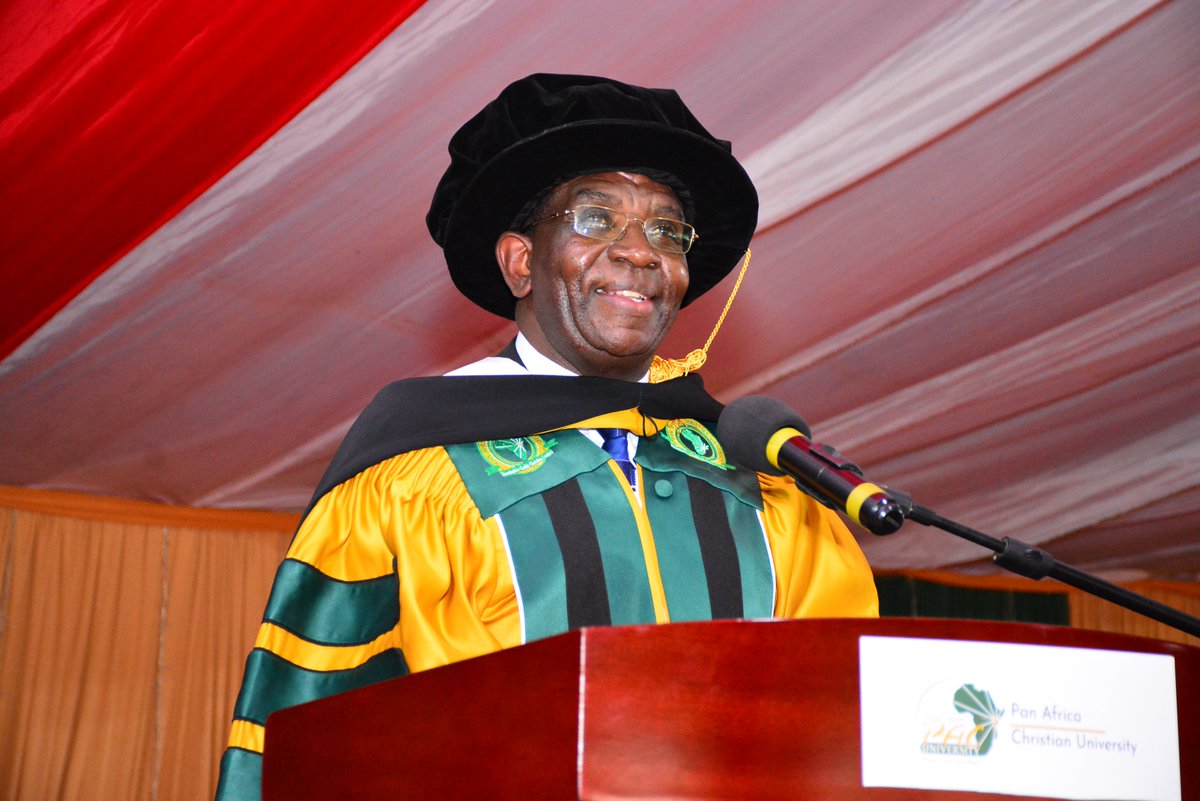 PACUniversityKE's tweet photo. Happening Now: Our Vice Chancellor, Prof. Dionysious Kiambi, gives his remarks. 
https://t.co/g5FTizdhE0
#PACGraduation #43rdGraduation https://t.co/vLf3l2hQBm