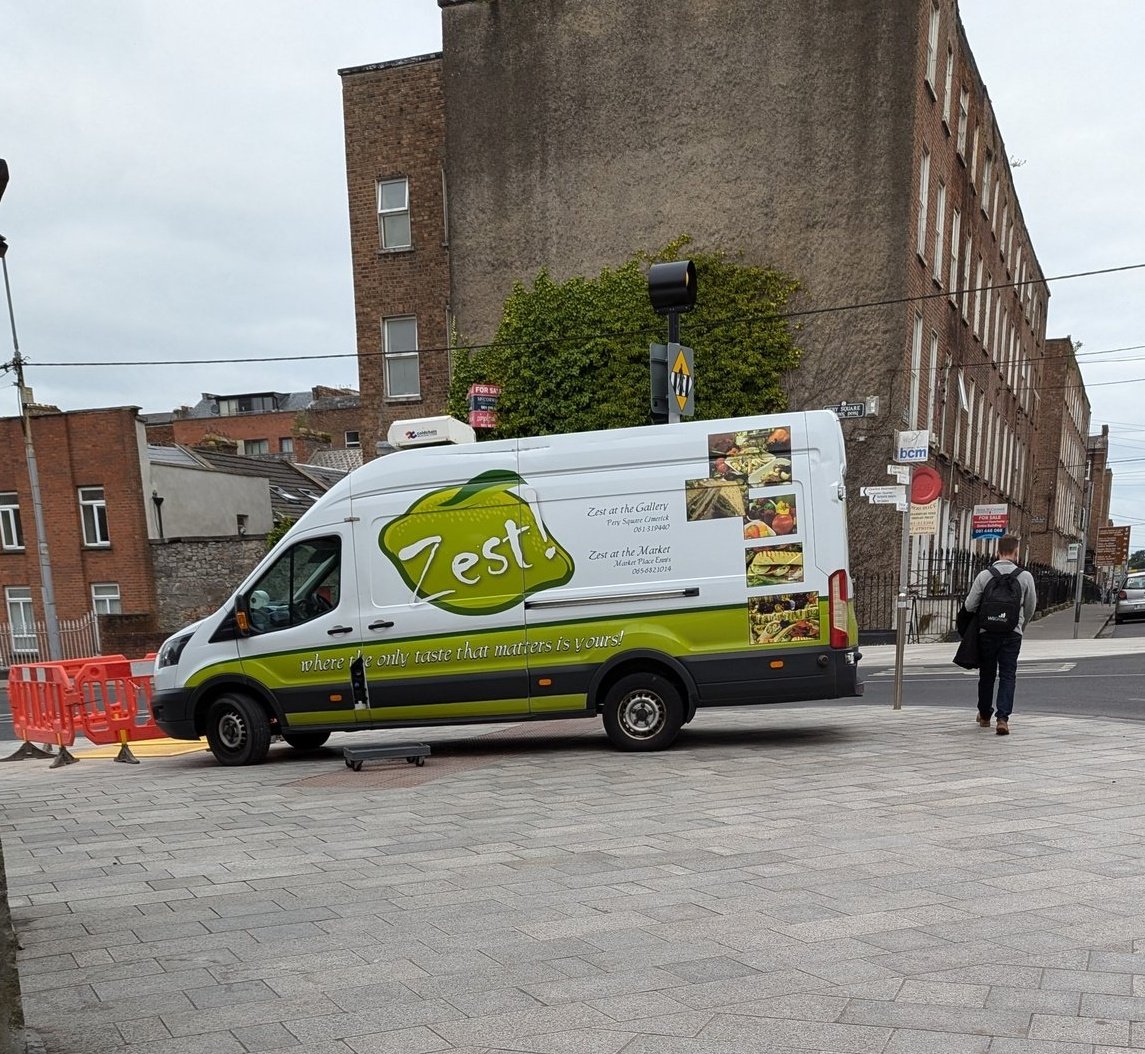 BadParkingLK's tweet photo. #ZestLimerick need to do better, driving and parking on the footpath is illegal #YPLAG #ThinkBeforeYouPark #cleanourpaths @LimerickCouncil @GardaTraffic #ZeroEnforcement PARK ON THE ROAD https://t.co/1iqQTUJRV4