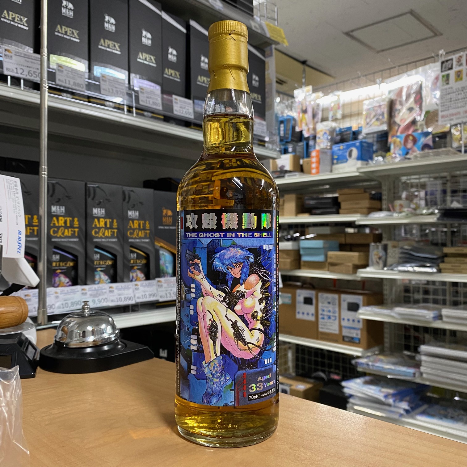 攻殻機動隊ラベル　タリバーディン 1989 攻殻機動隊×タリバーディン1989 限定ラベルウイスキーの魅力