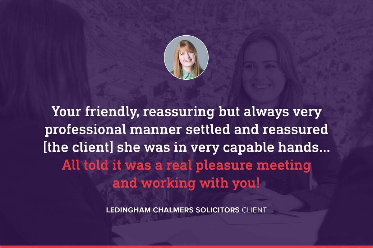 What better to way to start a Friday than feedback from a satisfied client for senior solicitor Hollie Hutchison? Hollie’s an invaluable member of our private client team, advising clients on wills, trusts, executries, inheritance tax planning and powers of attorney.