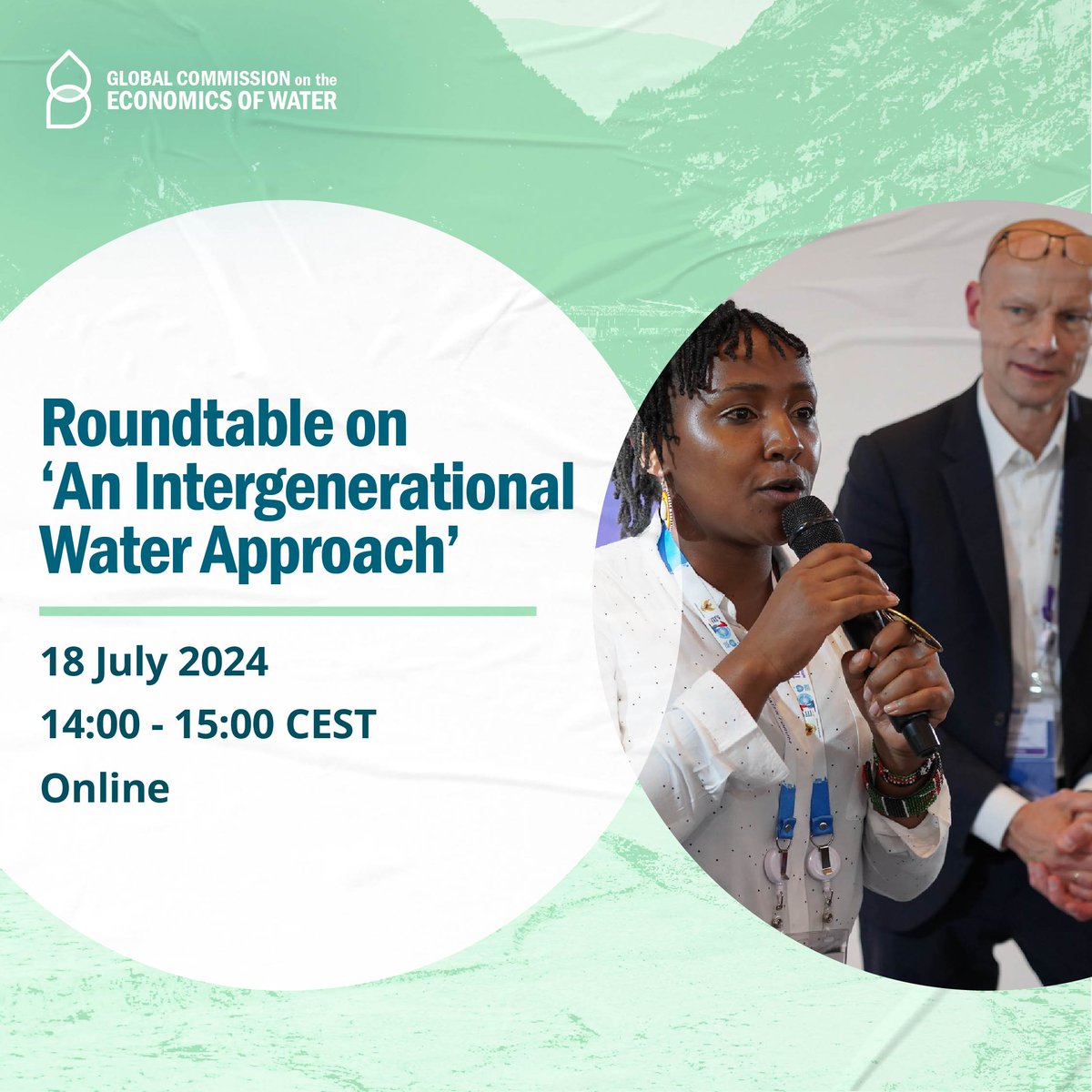 🌍📢 Calling all young professionals in the water sector dedicated to making the world a better place.

This session aims to introduce the GCEW to a network of young professionals to create vital awareness of the intersection between water and youth, emphasizing the critical role