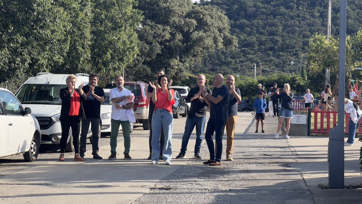 A Cantallops amb en @josepcampmajor, <a href="/Martarovira/">Marta Rovira Vergés</a>,i els exiliats de Suïssa