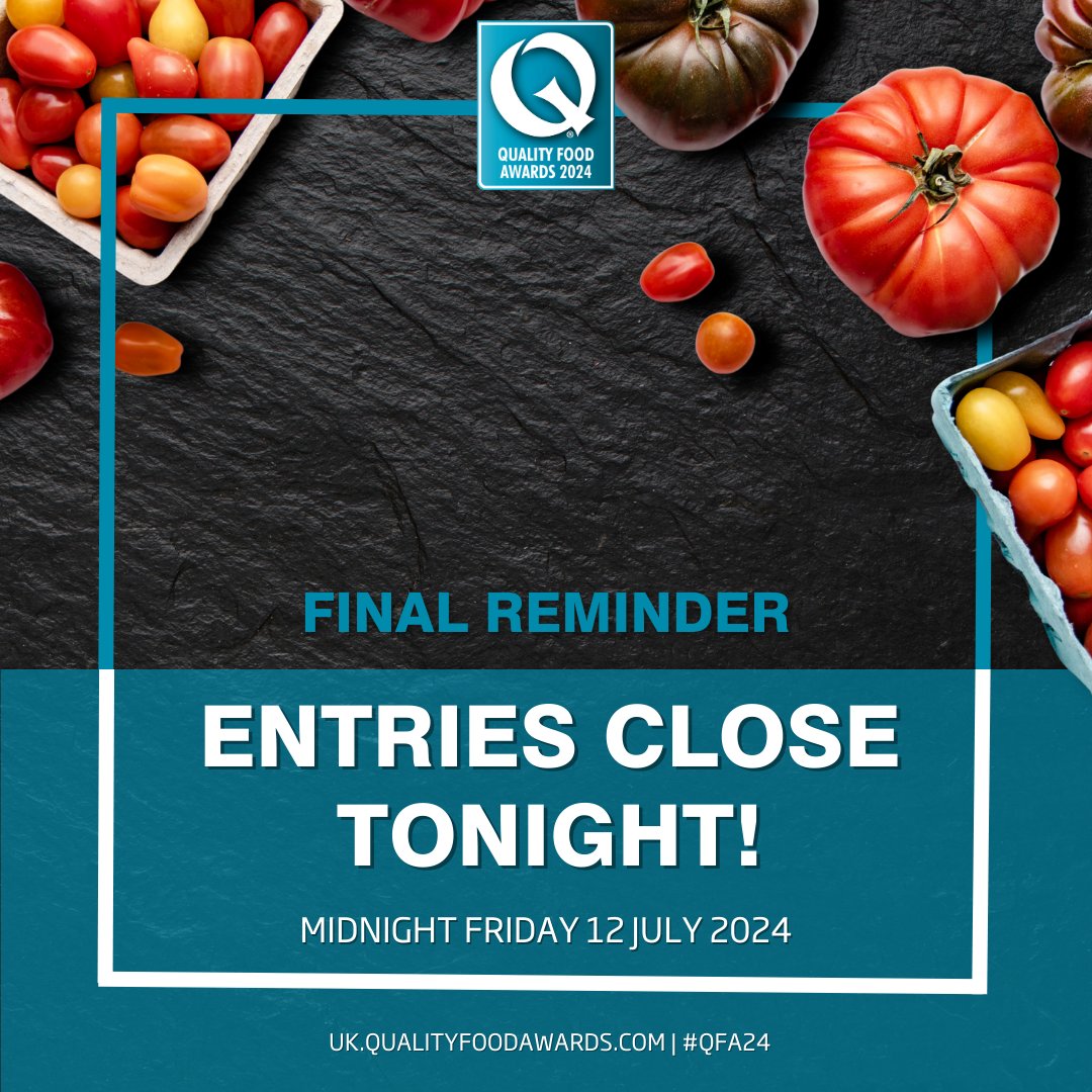 Your final reminder that our entries close tonight at midnight!

Get your nominations in while you still can for a chance to scoop up one of our coveted gold, silver or bronze awards🏆

Enter now: bit.ly/4dgbJ6P