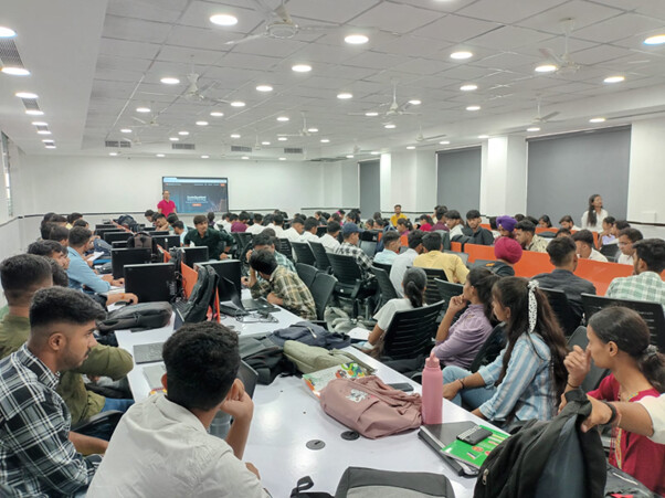 CodeQuotient's tweet image. Building SuperCoders at CodeQuotient! 
Here is a glimpse of our SuperCoders WorkSpace at CQST, where hands-on training and, project-based learning, led by founder Arun Goyat and industry mentors, shape aspiring programmers into industry-ready pros.
#CodeQuotient #SuperCoders