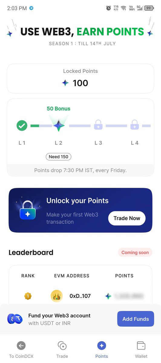 Ram Reddy (@ramreddy1311) on Twitter photo Racking up Okto Points on CoinDCX for bigger rewards!
#OktoPointsOnCoinDCX #CoinDCX #Web3
<a href="/CoinDCX/">CoinDCX : India Ka Crypto Coach</a> Racking up Okto Points on CoinDCX for bigger rewards!
#OktoPointsOnCoinDCX #CoinDCX #Web3
<a href="/CoinDCX/">CoinDCX : India Ka Crypto Coach</a>