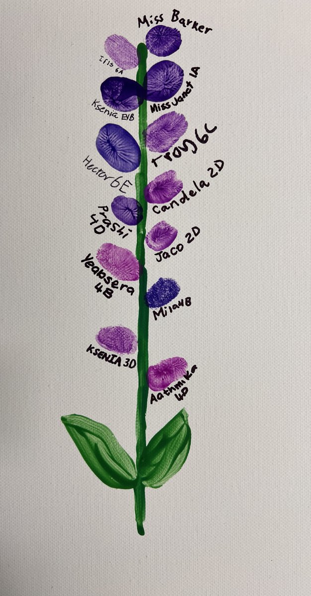 It’s the nature of #international schools to have a large number of students and staff leave each year. Here at #ISH, the #EAL department keeps a memory of them by creating an art  piece which includes their fingerprint and name. They leave their mark on us in many ways!