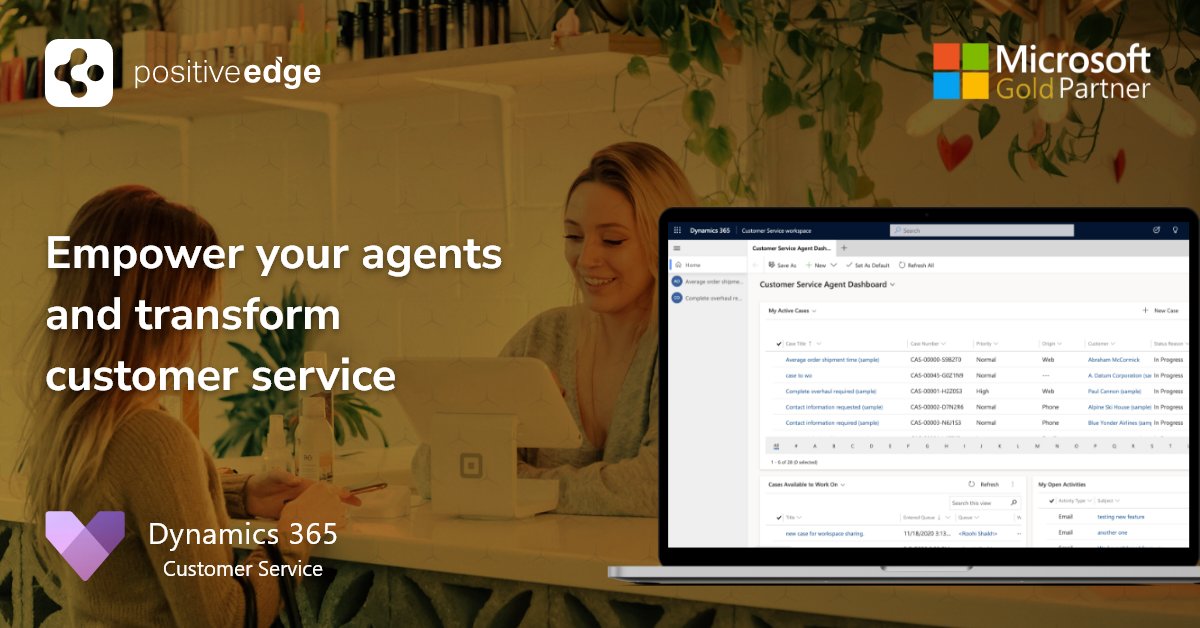 edge_positive's tweet image. Access an omnichannel insights dashboard with AI-driven conversation and channel analytics, and KPIs all in one place.

Click here: bit.ly/3w8nPP0

#microsoftdynamics365customerservice #dynamics365customerservicepartner #positiveedge