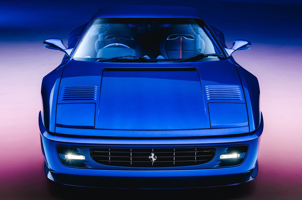 lerdvauto's tweet photo. 🤌🏻 Evoluto Automobili présente à Goodwood un restomod de la Ferrari 355 : nom de code, Peak Analogue.
• V8 Atmo retravaillé de 420 ch (+ de 200 nouveaux composants)
• Châssis renforcé
• 1250 kg sur la balance
• Jantes forgées 19”
• Limitée à 55 exemplaires
#Ferrari355 https://t.co/sCh3C5MUor
