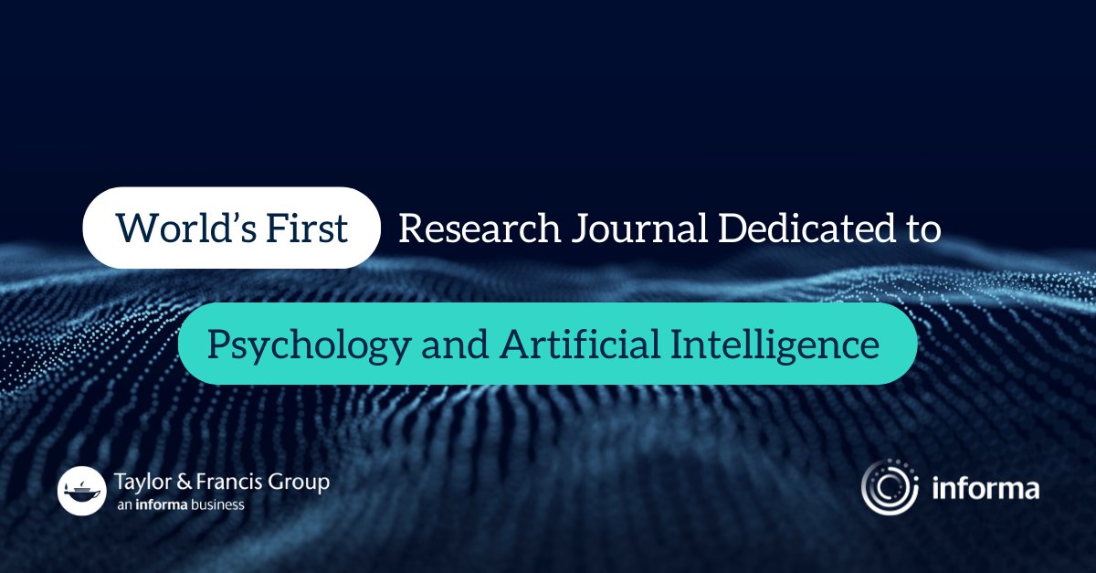 Informa Plc (@informaplc) on Twitter photo New launch: The World’s First Journal on Psychology and AI!
Discover how AI shapes our thinking in this new open-access journal from <a href="/WeAreTandF/">Taylor & Francis</a>. Pioneering research for the future.
Read more ➡ shorturl.at/FGeXW
#AI #ArtificialIntelligence #Psychology #ResearchJournal New launch: The World’s First Journal on Psychology and AI!
Discover how AI shapes our thinking in this new open-access journal from <a href="/WeAreTandF/">Taylor & Francis</a>. Pioneering research for the future.
Read more ➡ shorturl.at/FGeXW
#AI #ArtificialIntelligence #Psychology #ResearchJournal