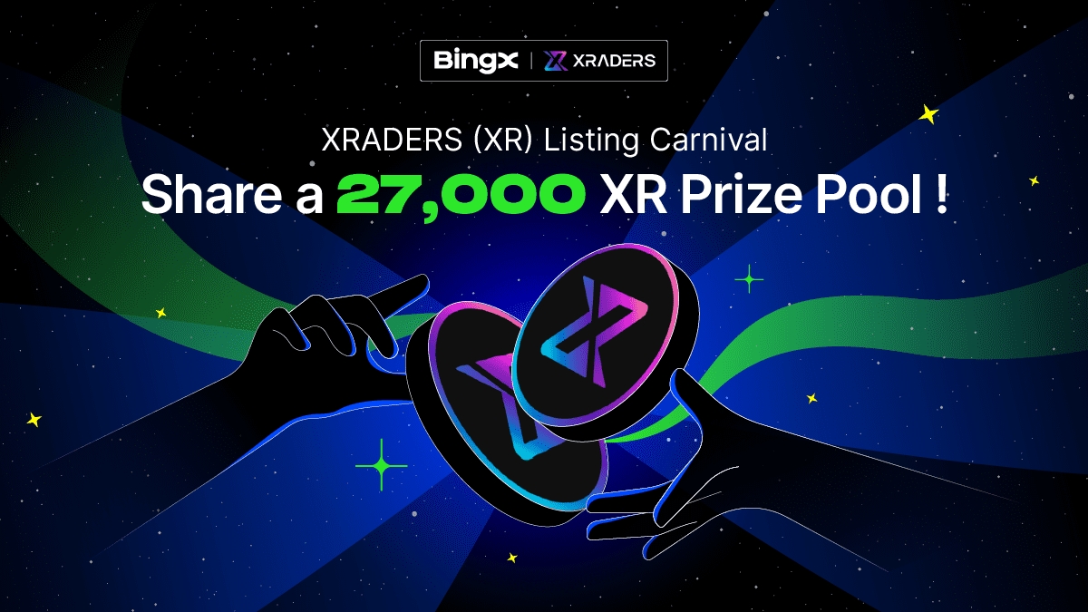 🎁 $XR Listing Carnival <a href="/xraders_xyz/">XRADERS</a> 
💰 Share a prize pool up to 27,000 XR!

Details 👉 bingx.com/en/act/templat…

💰 5 winners! 50 XR #Giveaway each!
✅ To enter: RT this tweet and tag 5 friends.