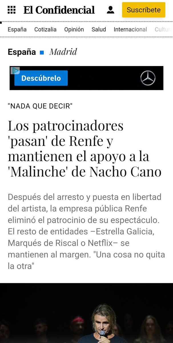 Estrella Galicia, Marqués de Riscal o Netflix seguirán patrocinando a Nacho Cano.
Les da igual que haya trabajadores sin dar de alta cobrando 300€ al mes por 10 horas diarias.
"Una cosa no quita la otra"
A algunos sí que nos importa y actuaremos en consecuencia con estas marcas