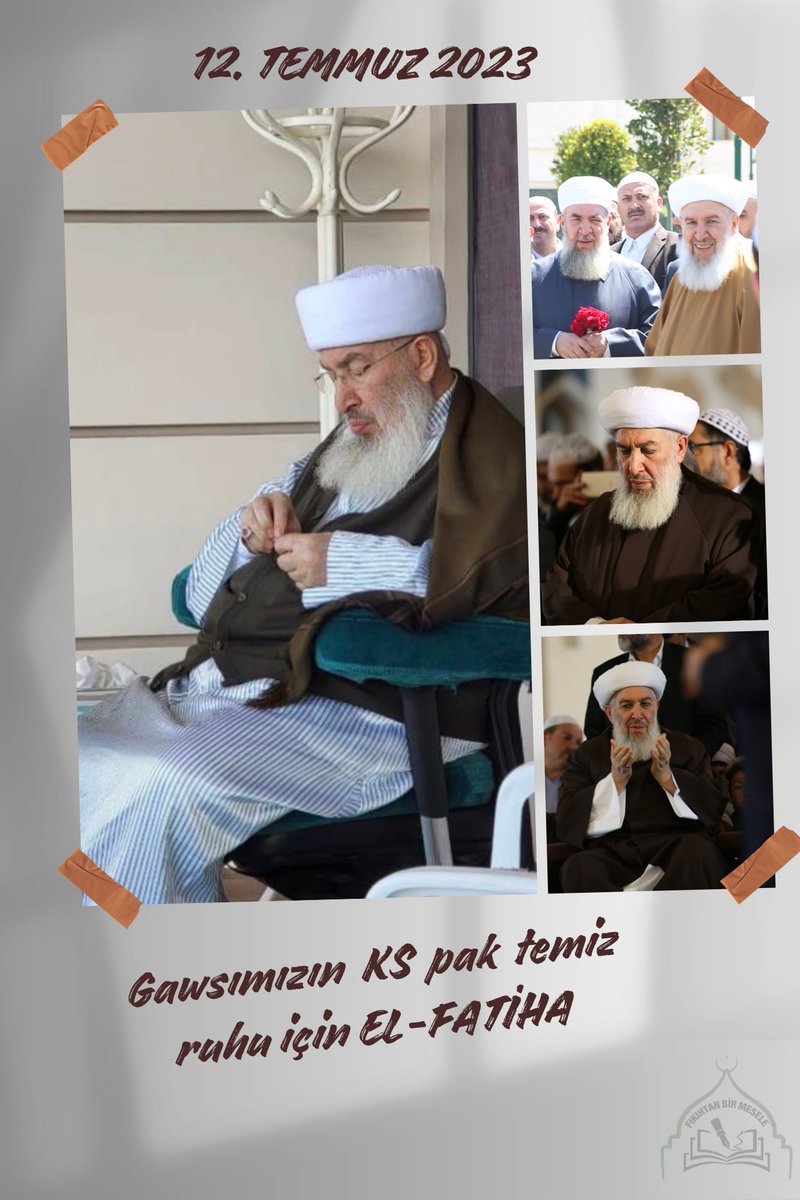 Allah-u Teâlâ Gavs Hazretlerimizin makamını âlî eylesin, bizlere şefaatçi kılsın.