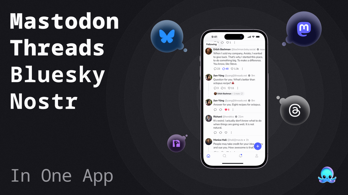 matej_svancer's tweet photo. Právě jsme vypustili naši appku @openvibe_social s podporou všech velkých protokolů - Mastodon, Nostr a nově i Bluesky 🎉

Jsme i na productHuntu, za uptoves budeme rádi! Link v komentáři 👇 https://t.co/FMt9ktqxru
