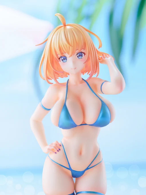 【ソフィア・F・シャーリング ビキニVer】国内でも受注開始されました!肌部分にすべすべ加工が施されているほか、変え表情パーツと水滴をイメージしたジュエルシールが付属しております!何卒よろしくお願い致します 