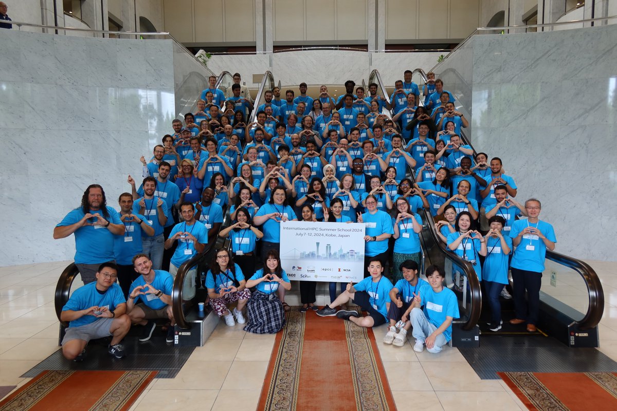EPCCed's tweet photo. The International HPC Summer School 2024 ends today. EPCC staff have had a busy week organising the School's mentoring programme and delivering sessions on parallel programming for CPUs and GPUs.
We hope all the participants had a great time!
#ihpcss @ColSciEng https://t.co/R4gofWPKST