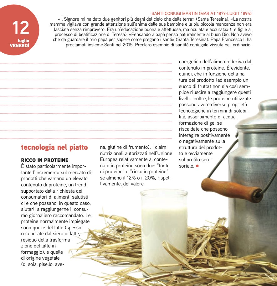 Le proteine e le loro proprietà: se ne parla sulla pagina di oggi di #Adesso2024