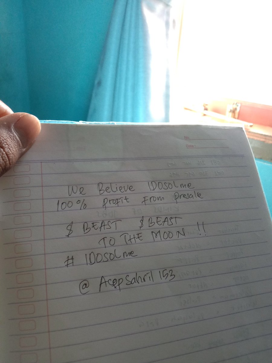 acepsahril153's tweet image. go go good projects!! 

@acepsadaw @Wahdah @kanhfk 

$BEAST $BEAST TO THE MOON !!
#IDOSOLme

58wHCEVJGfZ8UbJCtbg89chiz57fnMWHsCyeXG1BkPJa