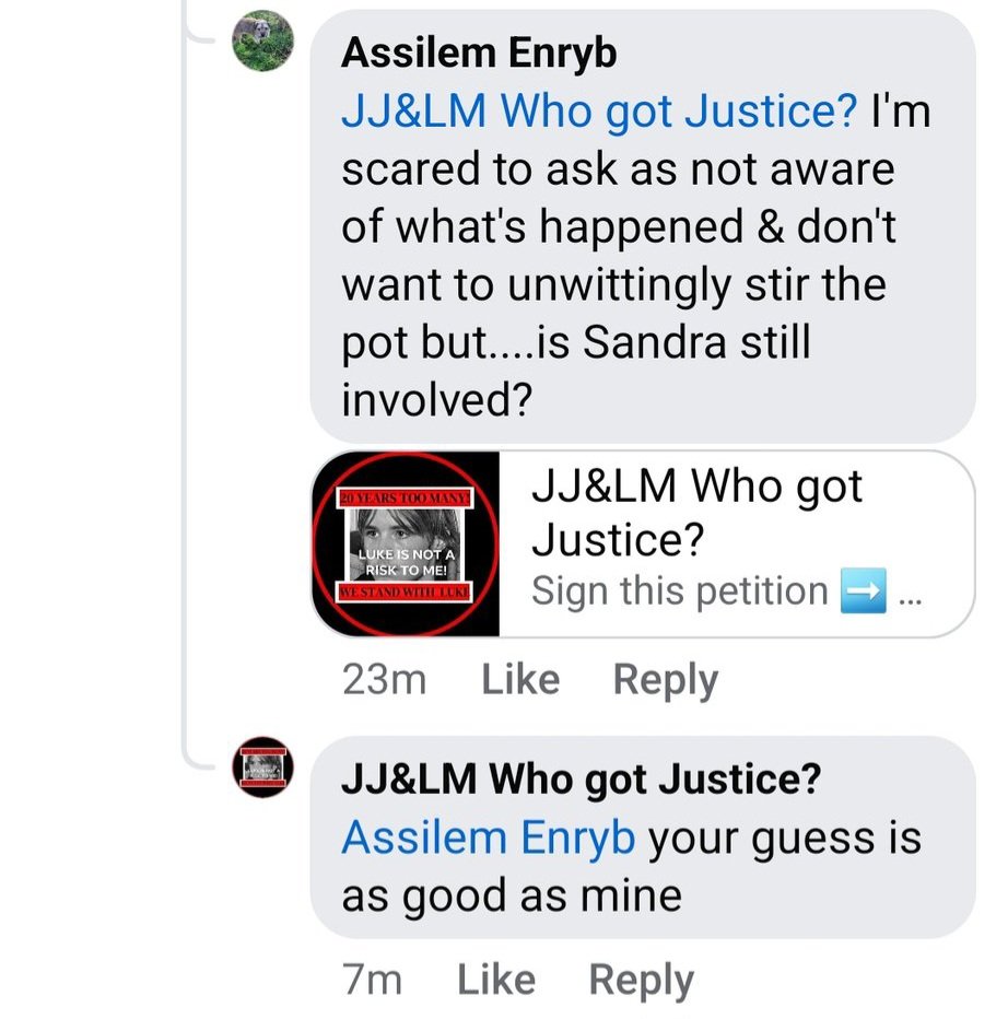 WhatTheyF's tweet photo. Sandra Lean is AWOL. 

We had been told at the channel that Sandra Lean had left the campaign but we had not been able to confirm this 100%.

Has Lean given up for the second time? Why do you think Lean looks to have walked away from the case? https://t.co/RehLRTNYBs