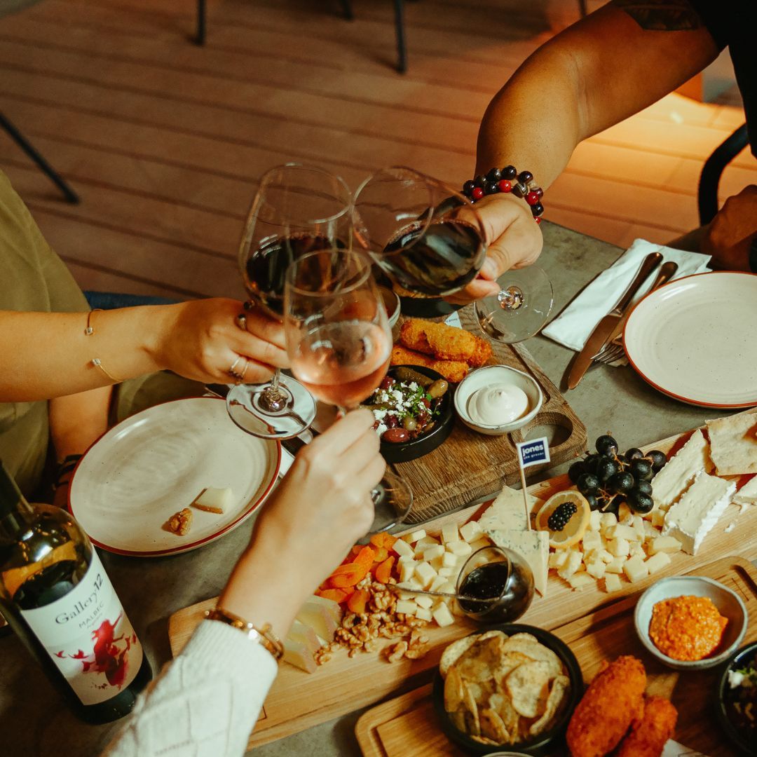 Friday night called, and it wants cheese and wine. 🧀🍷 
Join us at Jones @radissonreddubai for an unforgettable #CheeseandWineNight. 
AED 199 for all the cheese and wine you can handle. Add a charcuterie board for AED 50 and make your night complete!🍇 

Fridays | 7:30 - 10 PM