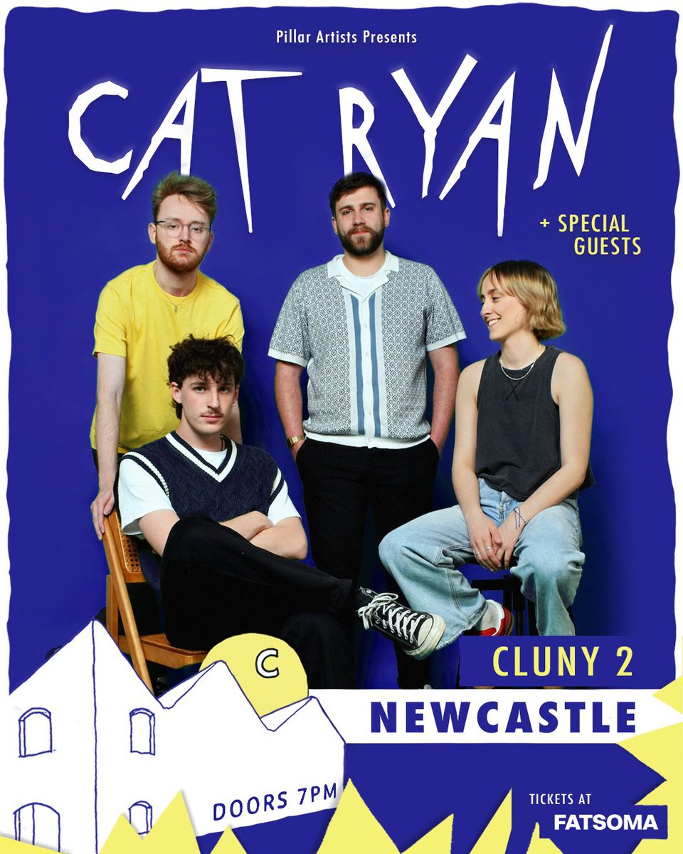 NEWCASTLE! Very excited to announce our home town headliner at Cluny 2 on Sat 28th Sept 💗

We promise a bunch of brand new tunes and some very special guests :) 

Tickets are on sale now here! fatsoma.com/e/uutwfp2k/cat… 

Don’t miss out xx