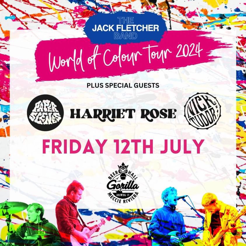 Gorilla Beer Hall (@gorillabeerhall) on Twitter photo Tonightβs the night!
The amazing <a href="/jackfband/">β‘οΈThe Jack Fletcher Bandβ‘οΈ</a> headline on the Meccie Riviera with fabulous support from <a href="/PaperScenesBand/">Paper Scenes</a> <a href="/HarrietRose_/">Harriet Rose</a> & <a href="/NickTudorSolo/">NICK TUDOR</a>
Last tickets at jackfletcherband.com
π¦π¦π¦π¦ Tonightβs the night!
The amazing <a href="/jackfband/">β‘οΈThe Jack Fletcher Bandβ‘οΈ</a> headline on the Meccie Riviera with fabulous support from <a href="/PaperScenesBand/">Paper Scenes</a> <a href="/HarrietRose_/">Harriet Rose</a> & <a href="/NickTudorSolo/">NICK TUDOR</a>
Last tickets at jackfletcherband.com
π¦π¦π¦π¦