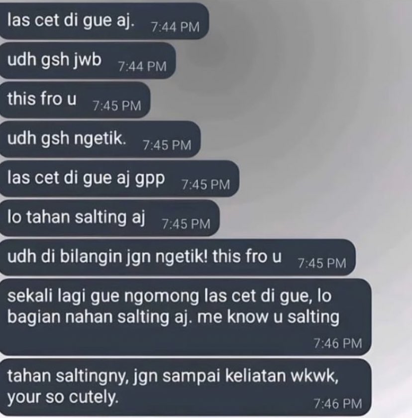 Absen yang geter baca typing gini