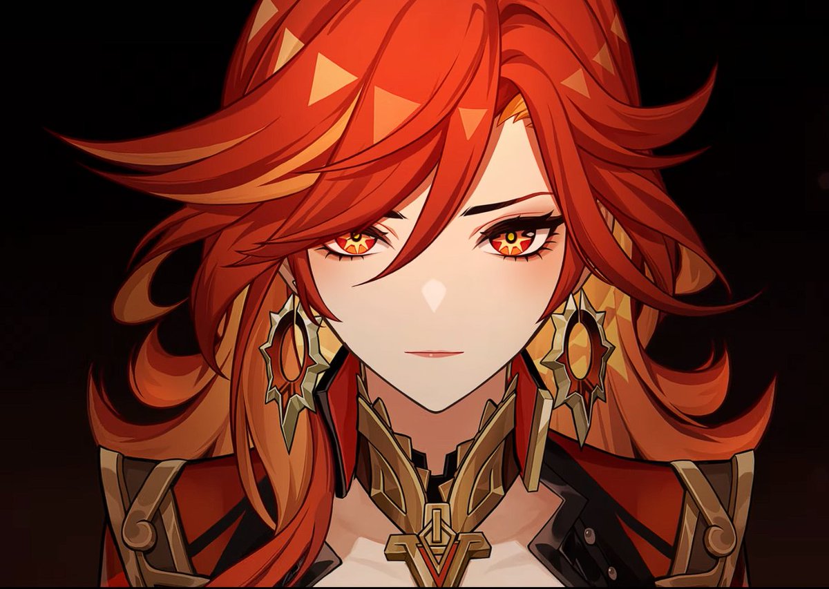 luluraemi's tweet image. have seen people pointing out how similar mavuika design is to the abyss pyro lector and interesting thing is, pyro lector voicelines mostly circulated around fate and seeking the truth, also "second coming" 

fitting with the quote regarding the pyro archon in the natlan pv