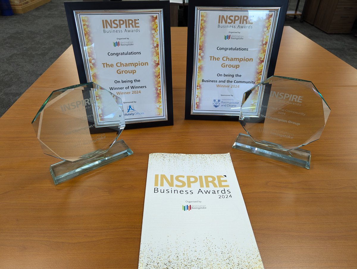 Wow, what a night we had at the Inspire Business Awards 2024

Business and The Community Award and Winner of Winners Award.

A great evening put on by <a href="/basingstoke/">basingstoke</a>, co-compered by <a href="/MarkJones_7/">Mark Jones</a> and <a href="/shaggyudal/">Shaun Udal</a>  

A few sore heads and feet this morning 🕺💃

#InspireBusinessAwards