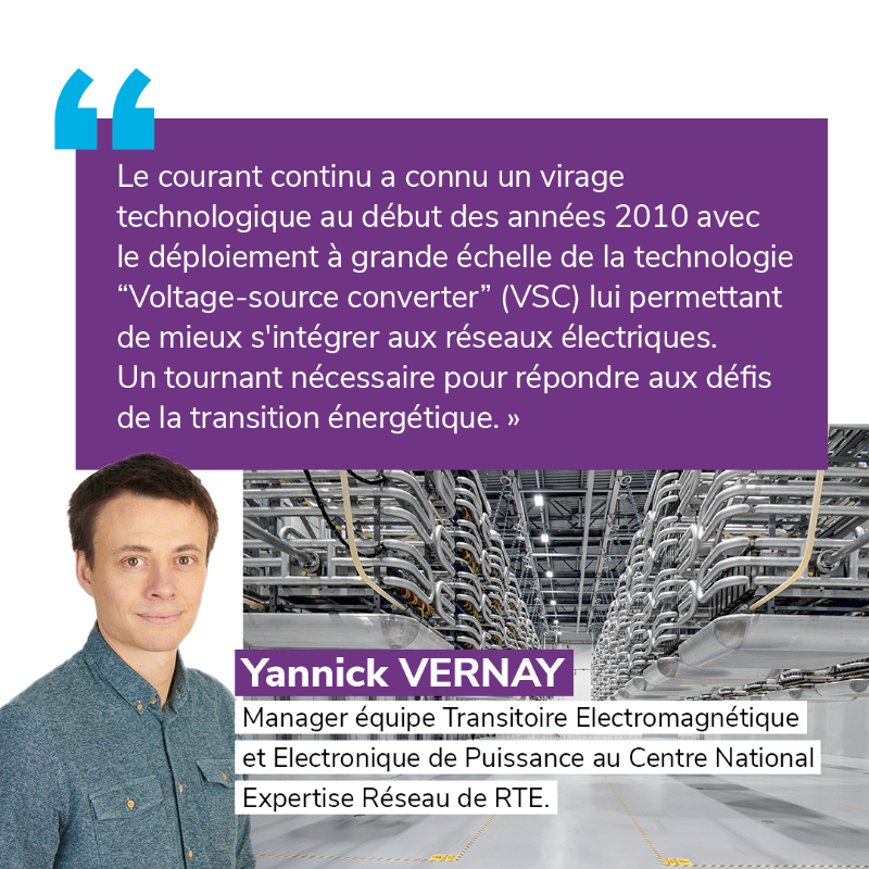 rte_france's tweet photo. "HVDC" : derrière cet acronyme se cache le courant continu haute tension ⚡

Une technologie de pointe qui fait l'objet de recherches &amp; études 🔬 au sein du Campus Transfo de RTE et qui joue un rôle clé dans le transport d'électricité en France et en Europe.

Explications 👇