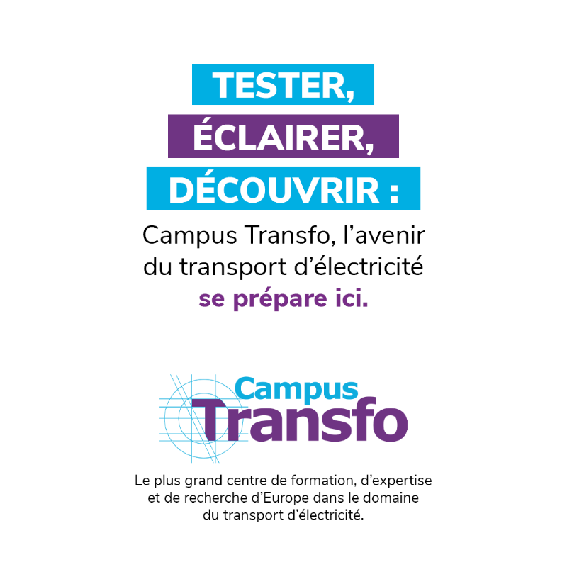 rte_france's tweet photo. "HVDC" : derrière cet acronyme se cache le courant continu haute tension ⚡

Une technologie de pointe qui fait l'objet de recherches &amp; études 🔬 au sein du Campus Transfo de RTE et qui joue un rôle clé dans le transport d'électricité en France et en Europe.

Explications 👇