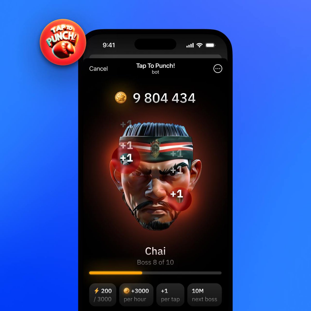 GM ^-^ 🥊👊

Haven't punched anyone today? 
Let's fix it: t.me/taptopunch_bot

Repost 👀

#Clicker #Telegram