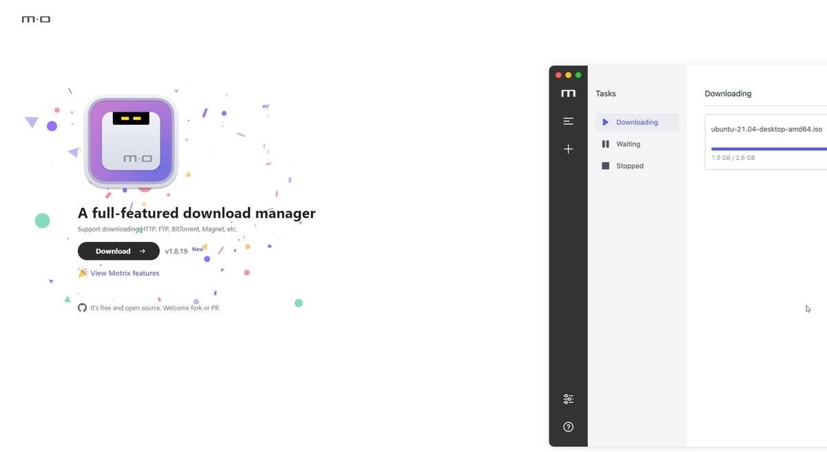 dictat_111's tweet image. #开源软件 #小玩意
不知道为啥再电影的时候体现资源违规了,无法下载,迅雷真是垃圾,然后搜到了一个名为Motrix的软件,还挺不错的,下载完成以后如果不关闭任务,就是在做种,体现了国内失去已久的互联网精神