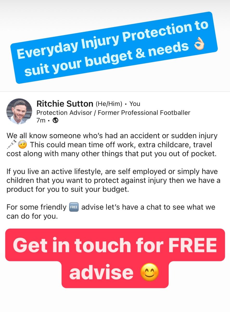 suttonra's tweet image. Get protected today, don’t leave it until it’s too late 🤕