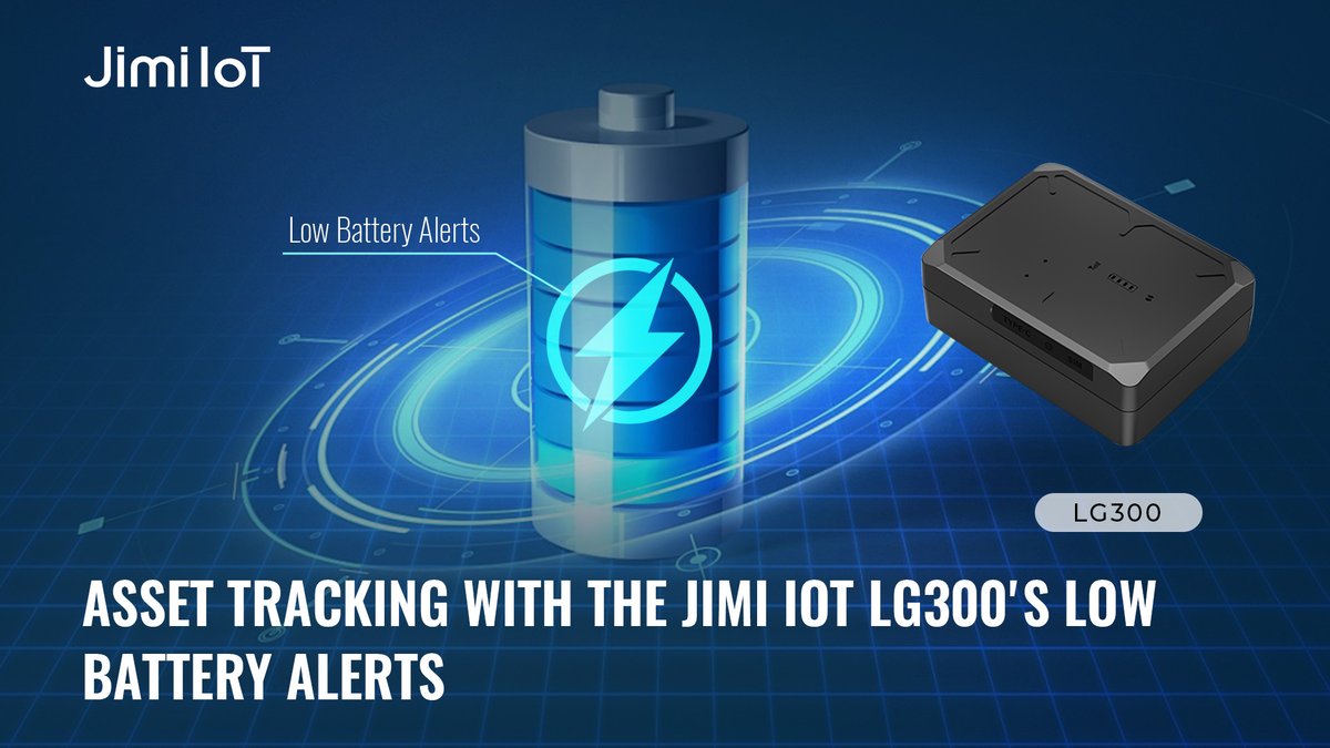 Ensure continuous asset tracking with the Jimi IoT LG300 Asset GNSS Tracker's Low Battery Alert feature! Get real-time notifications before your tracker's battery runs out, preventing unexpected downtime and maintaining security.  reurl.cc/kORozK
#iot #autoparts