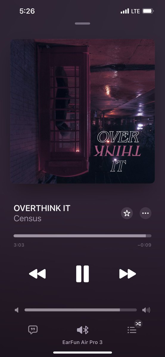 everybody needs to stream OVERTHINK IT by <a href="/thebandcensus/">The Band Census</a> IMMEDIATELY 😮‍💨 certified banger, certified ass shaker