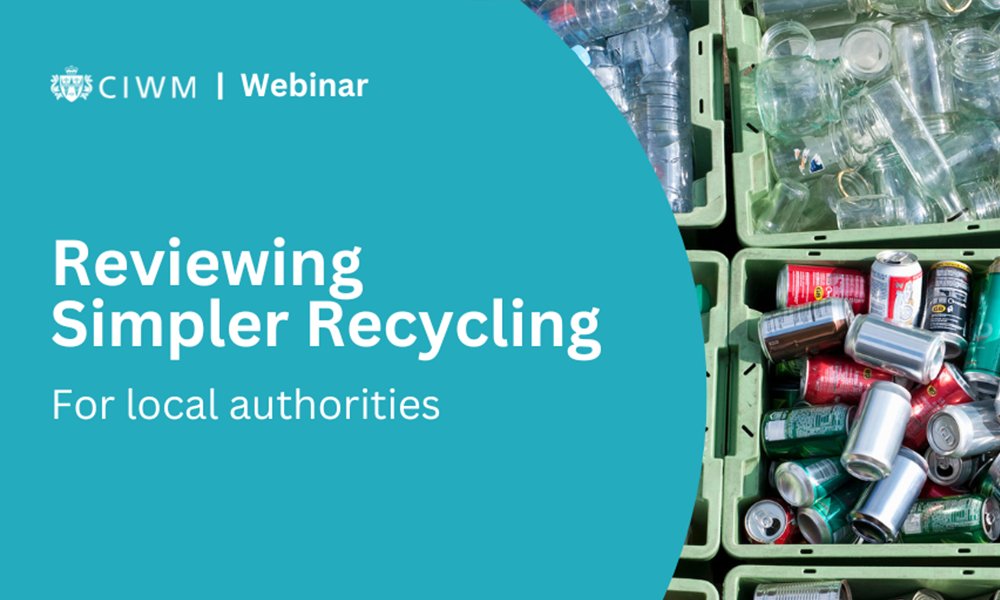 Local authorities are required to make numerous changes as part of the Simpler Recycling reforms across England. Our CIWM webinar set out for LAs where to begin + more essential info.

CIWM members can catch up here circularonline.co.uk/Webinars/revie…