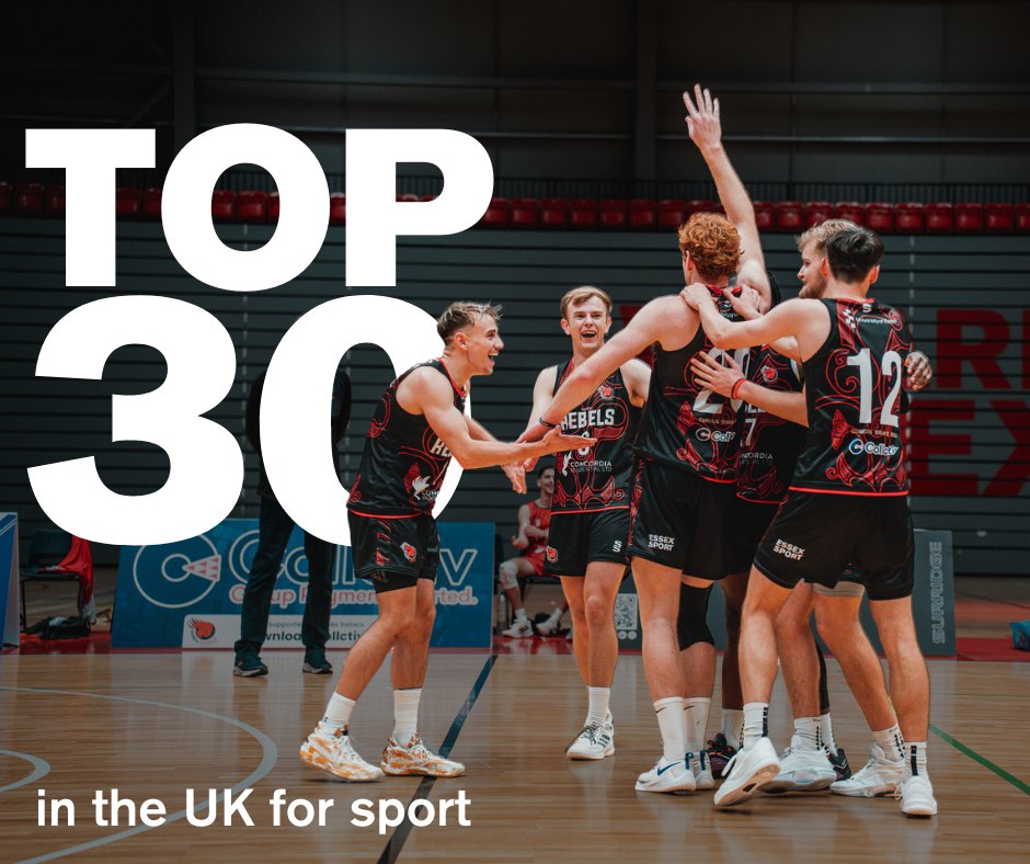 We are in the top 30 for sport in the UK for the first time in our 60 year history!

Congratulations to <a href="/EssexRebels/">Essex Rebels Basketball</a>, <a href="/UniEssexPerform/">University of Essex Performance Sport</a>, <a href="/EssexSU/">Essex SU</a> and the more than 700 students who have contributed to our success across a range of sports.

essex.ac.uk/news/2024/07/1…