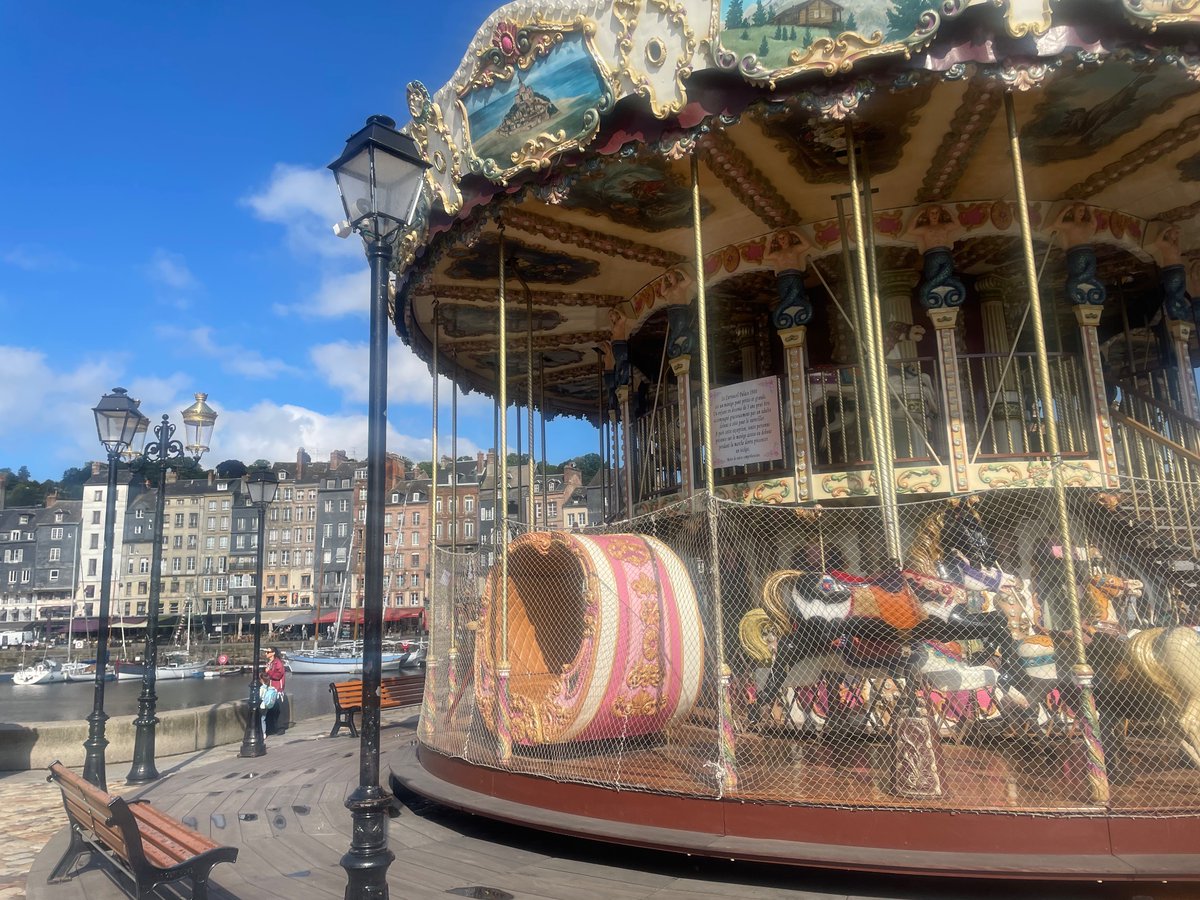 UckColl_ML's tweet photo. Our trip ends with a visit to Honfleur, a town that inspired many painters and is known for its wooden church. It’s been a pleasure to spend the week with this group and what a great effort they made with their French! Will update with ETA later today #Y9Normandy24 https://t.co/reZ8pl8x41